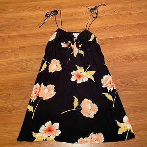 BILLABONG black floral dress - Medium